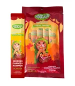 Premio para gato Sabor POLLO, ZANAHORIA & CALABAZA de 75gr - 5 Sachets 15gr - Moochie