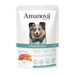 Comida humeda para perro sabor a carne 100gr - Amanova