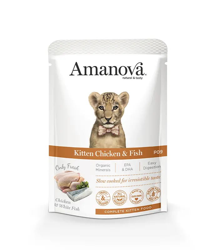 Productos Whisker-250010 Comida humeda para gato bebe sabor a pollo y pescado 85 gr - Amanova - Imagen 1