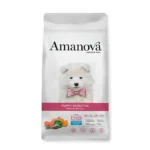Alimento cachorro sensible sabor a salmon Deluxe 7kg - Amanova