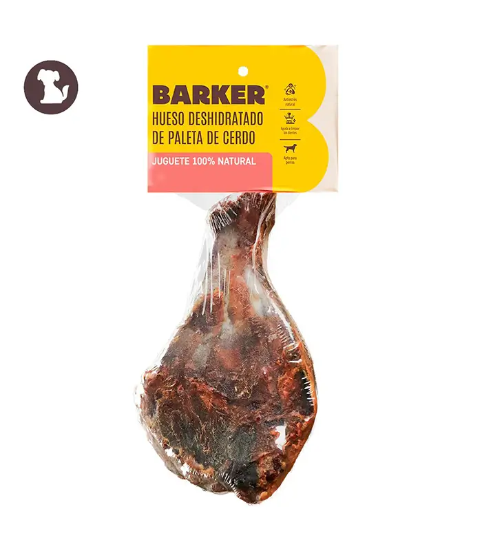 Productos Whisker-310001 Paleta de cerdo - hueso deshidratado - Barker - Imagen 1